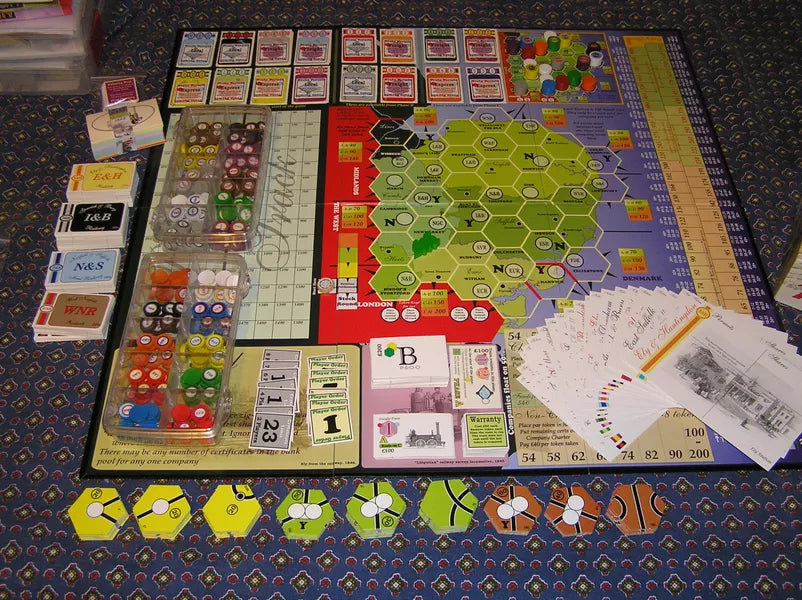 1862 Railway Mania in The Eastern Counties Board Game 3