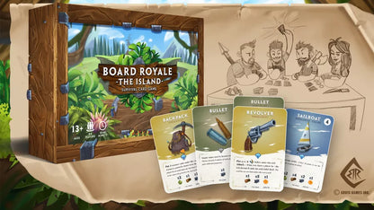 Board Royale The Island Military Card Game Expansion