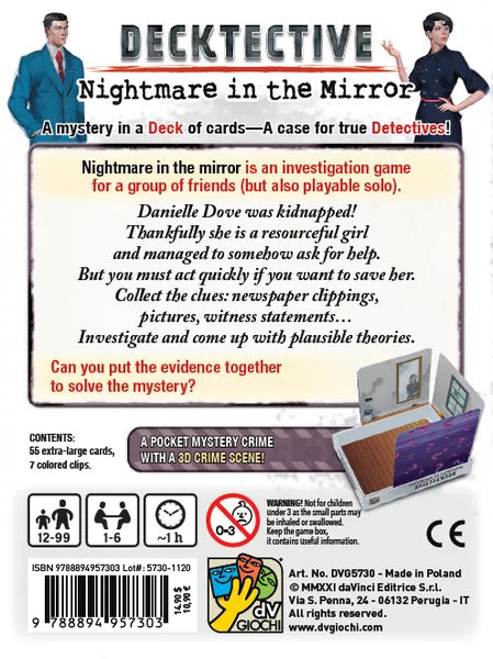 Decktective Nightmare in the Mirror Board Game