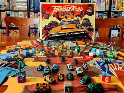 Thunder Road Vendetta Deluxe Combat Racing Board Game