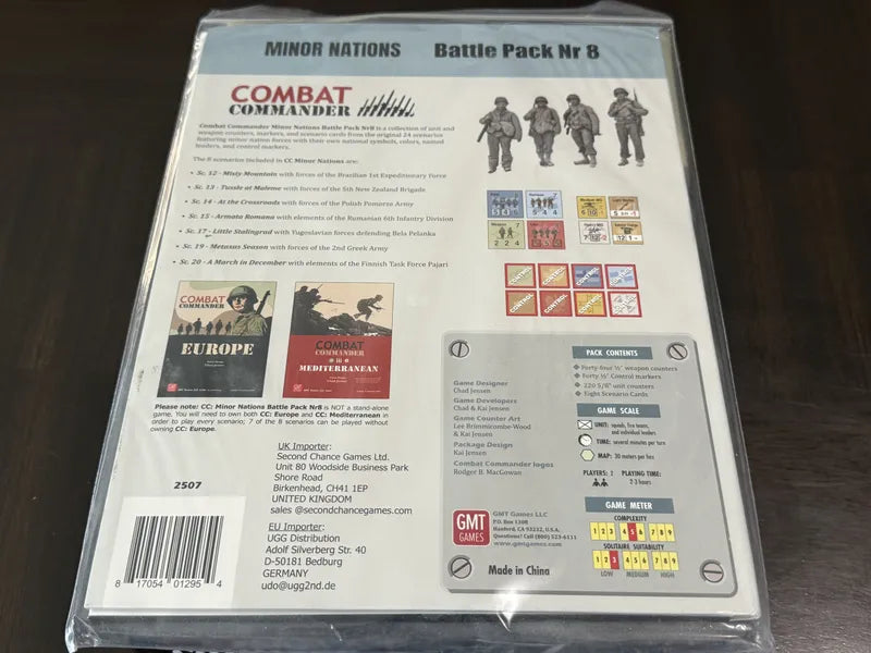 Combat Commander Battle Pack 8 Minor Nations Board Game Expansion