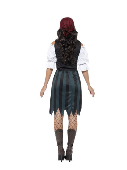 Pirate Deckhand Costume Adult Blue Female Jack Sparrow 4