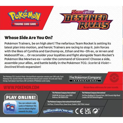 Pokémon TCG Scarlet & Violet Destined Rivals Booster Display 36 Packs product image 3