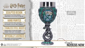 Harry Potter Slytherin Hogwarts House Collectible Goblet 19.5cm Drinking Mug 8