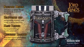 Lord of the Rings Fellowship Tankard 15.5cm Officially Licensed Drinking Mug 7