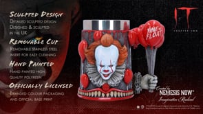 IT Time to Float Tankard 15.5cm Horror Clown Cup 8