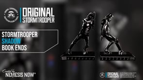Original Stormtrooper Shadow Bookends 26.5cm Officially Licensed 8