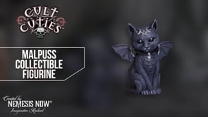 Malpuss Winged Occult Cat Figurine 10cm 7