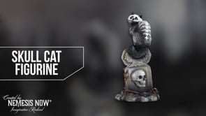 Gothic Skull Cat by Martin Hanford 15cm 8