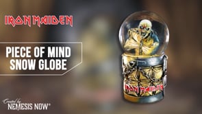 Iron Maiden Piece of Mind Eddie Snow Globe 17.5cm Officially Licensed 8