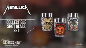 Metallica Pushead Art Collectible Shot Glass set 8.5cm 9