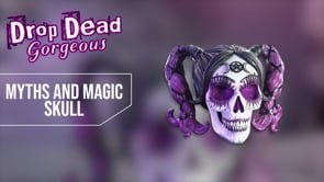 Drop Dead Gorgeous Myths and Magic Voodoo Doll Skull 20.5cm 10