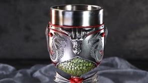 House of the Dragon Daemon Targaryen Crest Goblet 19.5cm 10