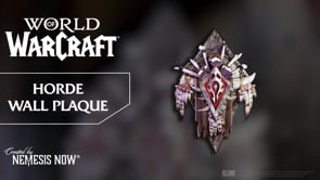 World of Warcraft Horde Wall Plaque 30cm Gaming Display 11