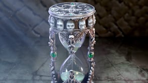 Harry Potter Death Eater Sand Timer in Metallic Silver 18cm 10