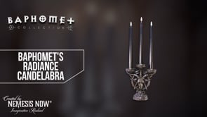 Baphomets Radiance Candelabra with LED Candles 46cm 10