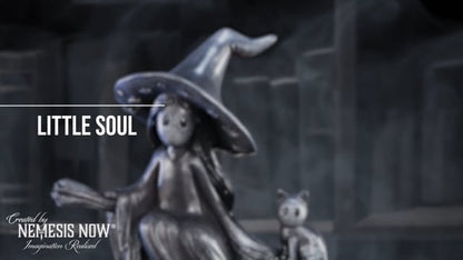 Little Souls Beam Witch on Broom Figurine 12.7cm 9