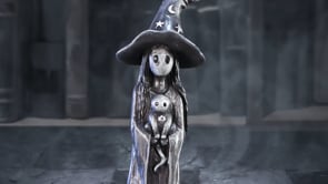 Little Souls Glimmer Witch with Cat Figurine 12.3cm 9