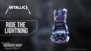 Metallica Ride the Lightning Blue Chair Ornament 15cm Officially Licensed 11