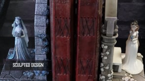 Corpse Bride Emily and Victoria Resin Bookends 19cm 10