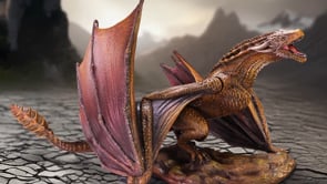 Game of Thrones Viserion Large Dragon Figurine 31.5cm Resin Statue 9