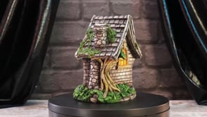 Curly Oak Manor Light Up Fairy House 15cm 9