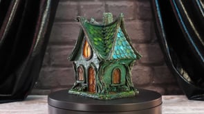 Evergreen Lodge Light Up Fairy House 17cm 9