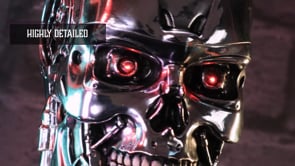 T-800 Terminator Light Up Figurine 21cm 10