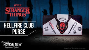 Stranger Things Hellfire Club Embossed Purse 18.5cm 7