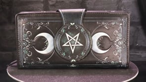 Triple Moon Embossed Purse 18.5cm 7