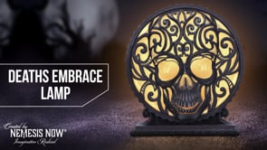 Deaths Embrace Lamp 20.2cm Gothic Decoration 10