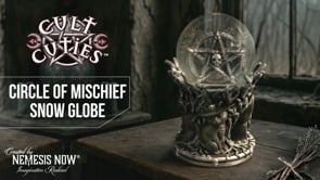 Cult Cuties Circle of Mischief Snow Globe 18cm 10
