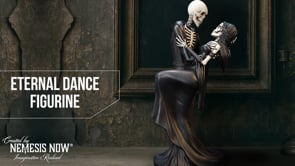 Eternal Dance 24.3cm Gothic Skeleton Figurine 10