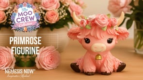 Moo Crew Primrose Pink Flower Cow 10.8cm 9