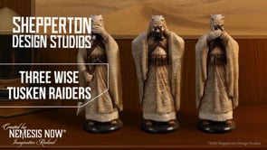 Three Wise Tusken Raiders 14.3cm Resin Statues 10