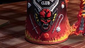 Stranger Things Hellfire Club Tankard 17cm Drinking Mug 10