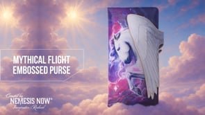 Mythical Flight Embossed Purse 18.5cm 9