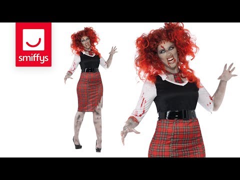 High School Horror Zombie Schoolgirl Adult Costume 5