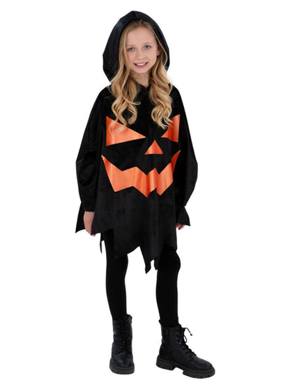 Pumpkin Poncho Kids Unisex 2