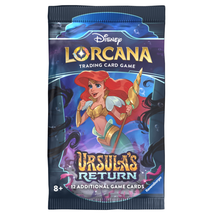 Disney Lorcana Trading Card Game Set 4 Ursulas Return Booster 24 Packs of 12 Cards