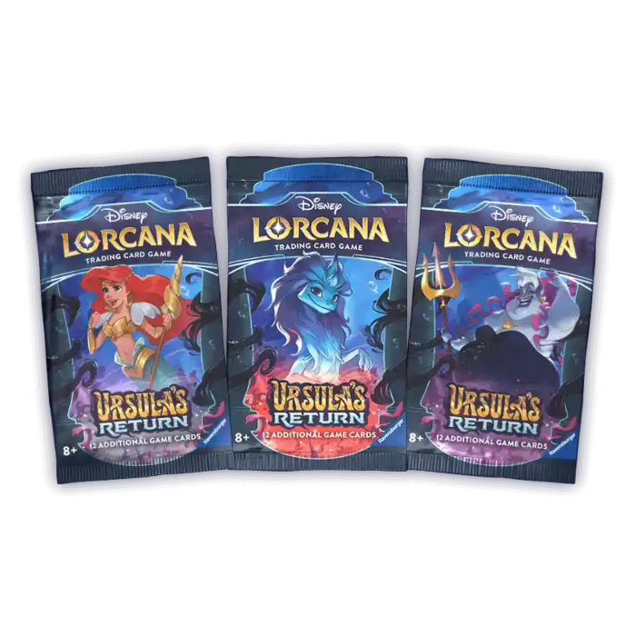 Disney Lorcana Trading Card Game Set 4 Ursulas Return Booster 24 Packs of 12 Cards