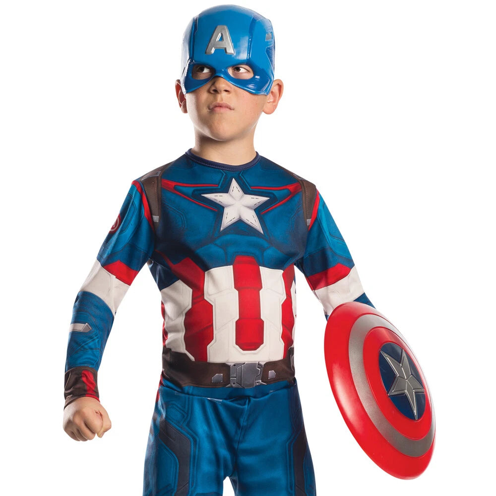 Marvel Avengers Unisex Kids Captain America Shield Costume Accessory 30cm 2