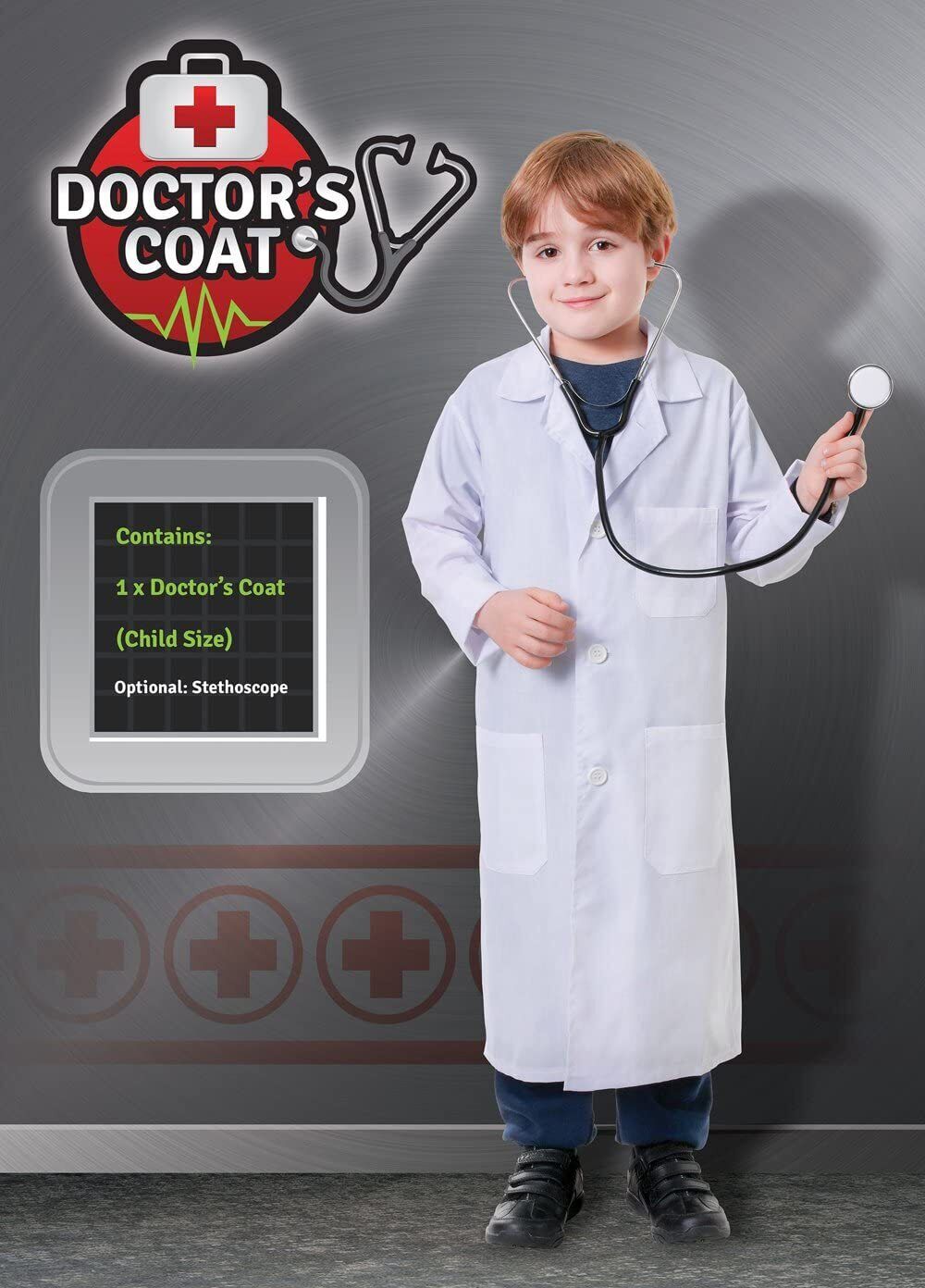 Doctors Coat Childrens Costume 2