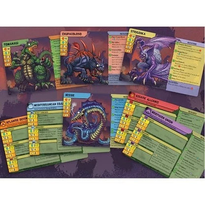 Monsters Menace The World Board Game