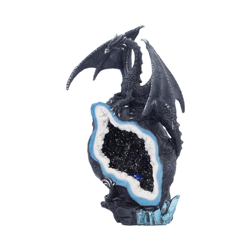 Midnight Custodian Light Up Dragon Figurine Geode 20.5cm 1