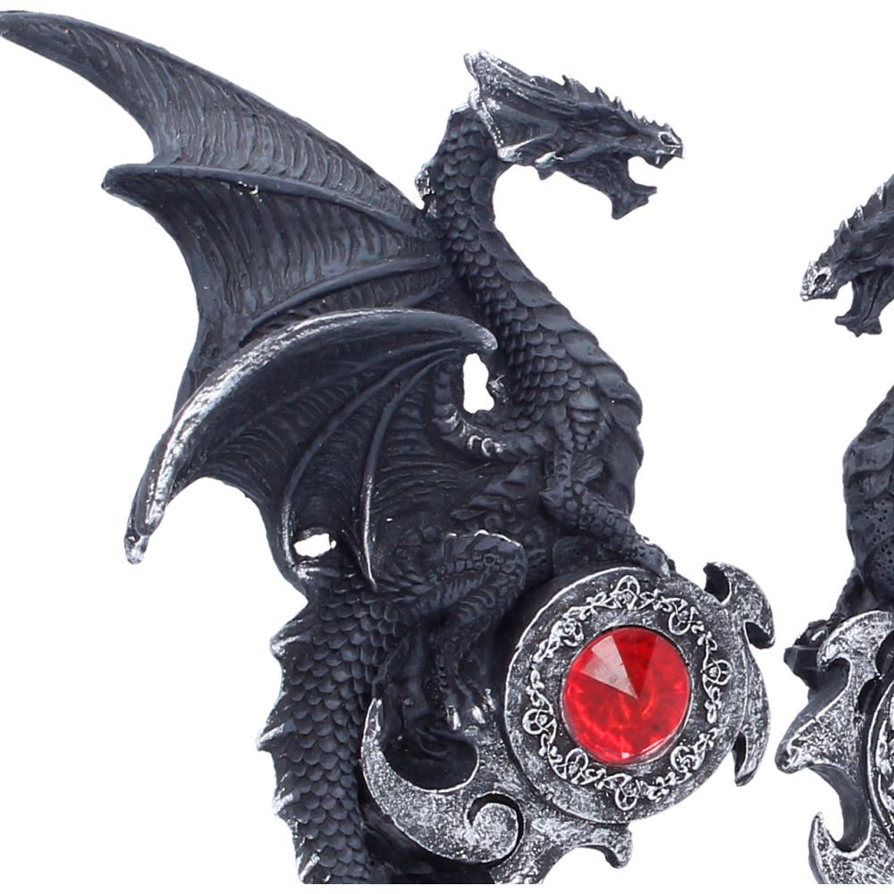 Midnight Protectors Set of 2 Dragon Figures 15cm 5