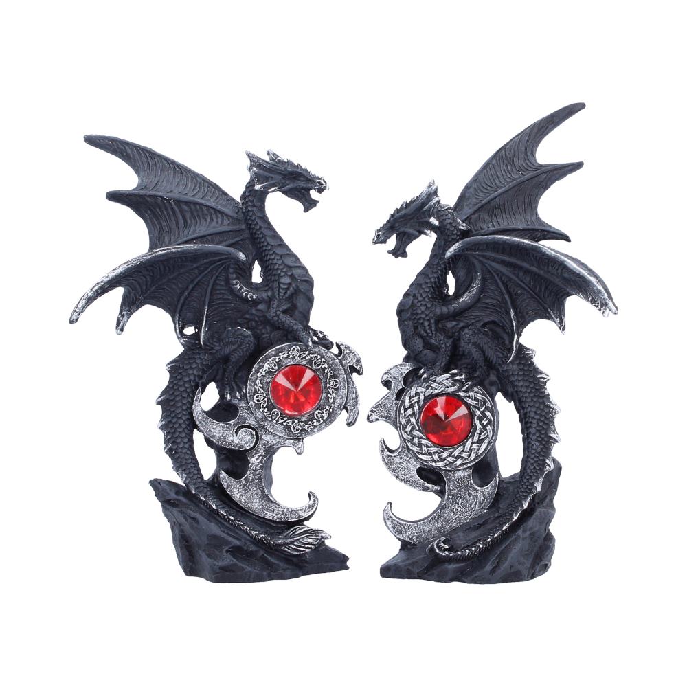 Midnight Protectors Set of 2 Dragon Figures 15cm 1