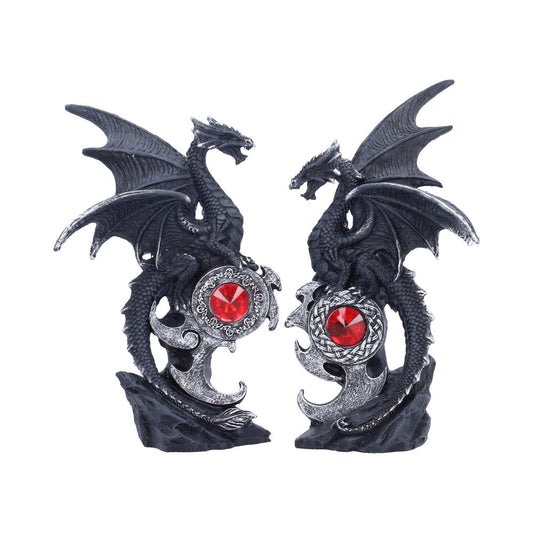 Midnight Protectors Set of 2 Dragon Figures 15cm 1