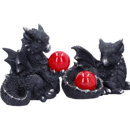 Midnight Treasures Set of 4 Dragon Figurines 5.5cm 5