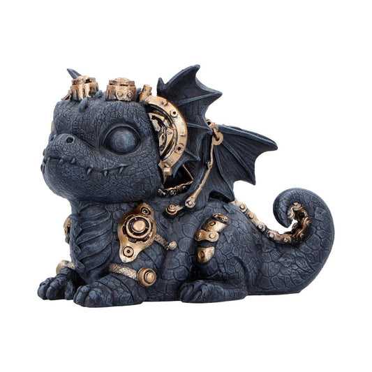 Gearling Black Steampunk Dragon 14.6cm 2